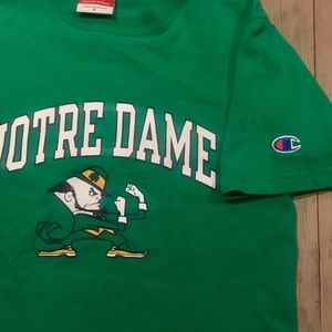 90s Notre Dame Champion Crew Neck T Shirt